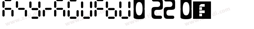 KSYRKGUFBU0 22 0字体字体转换